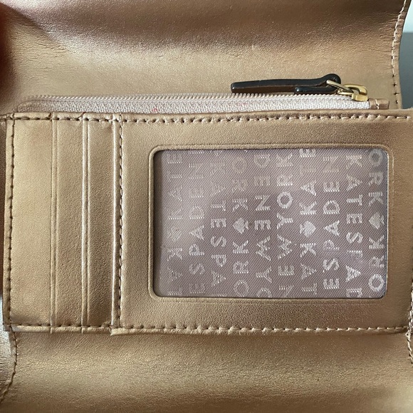 Rose Gold Kate Spade Wallet - Picture 5 of 10